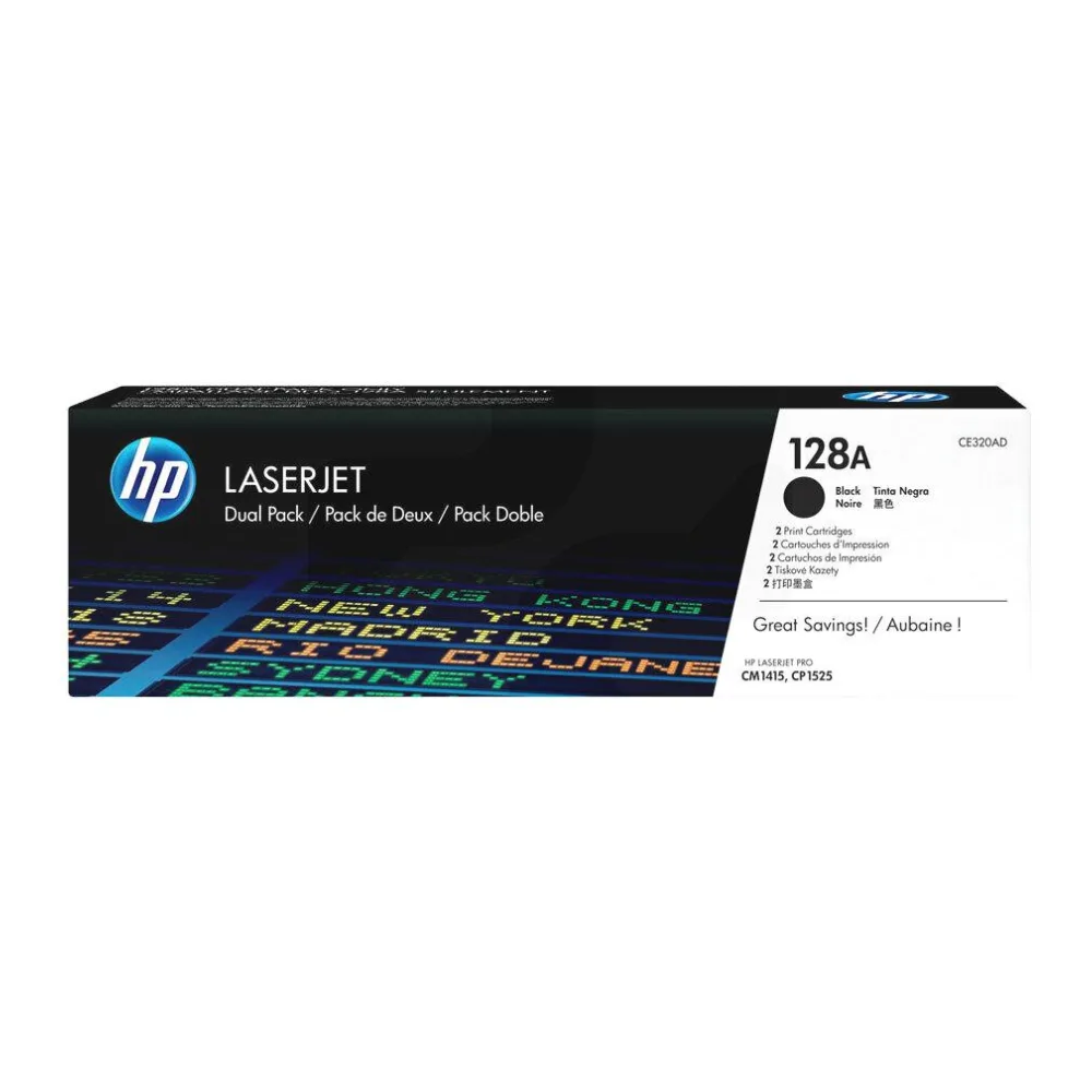 Toner Original HP 128A Negro