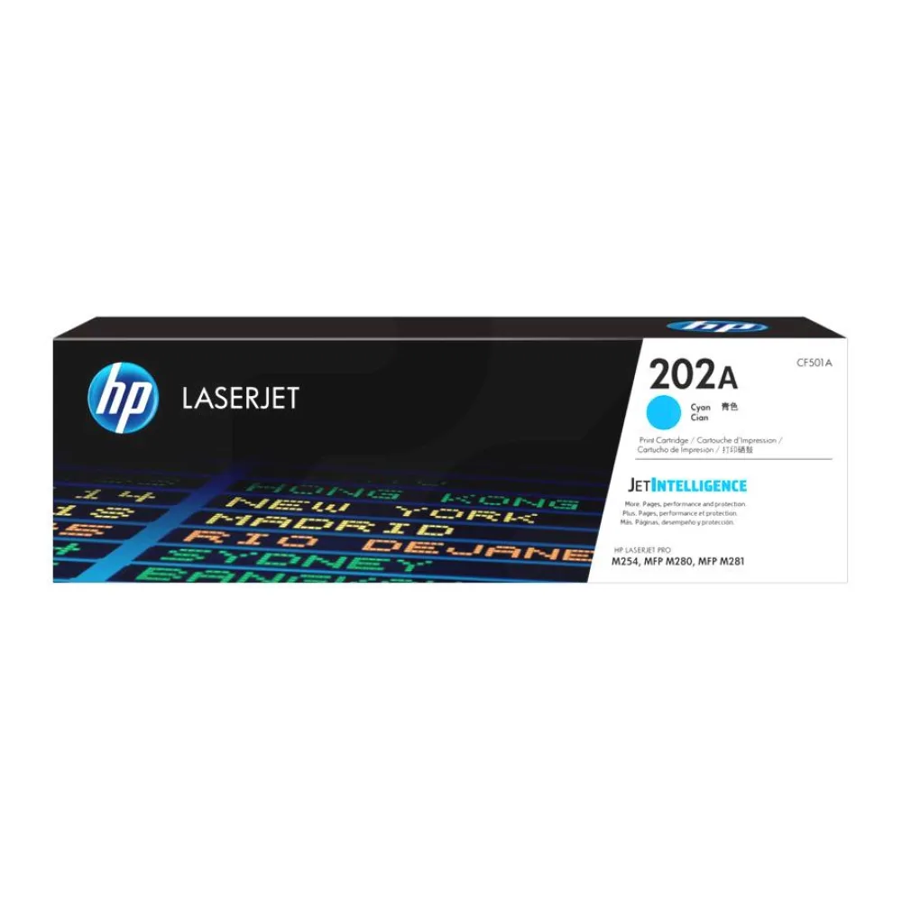 Toner Original HP 202A Cyan