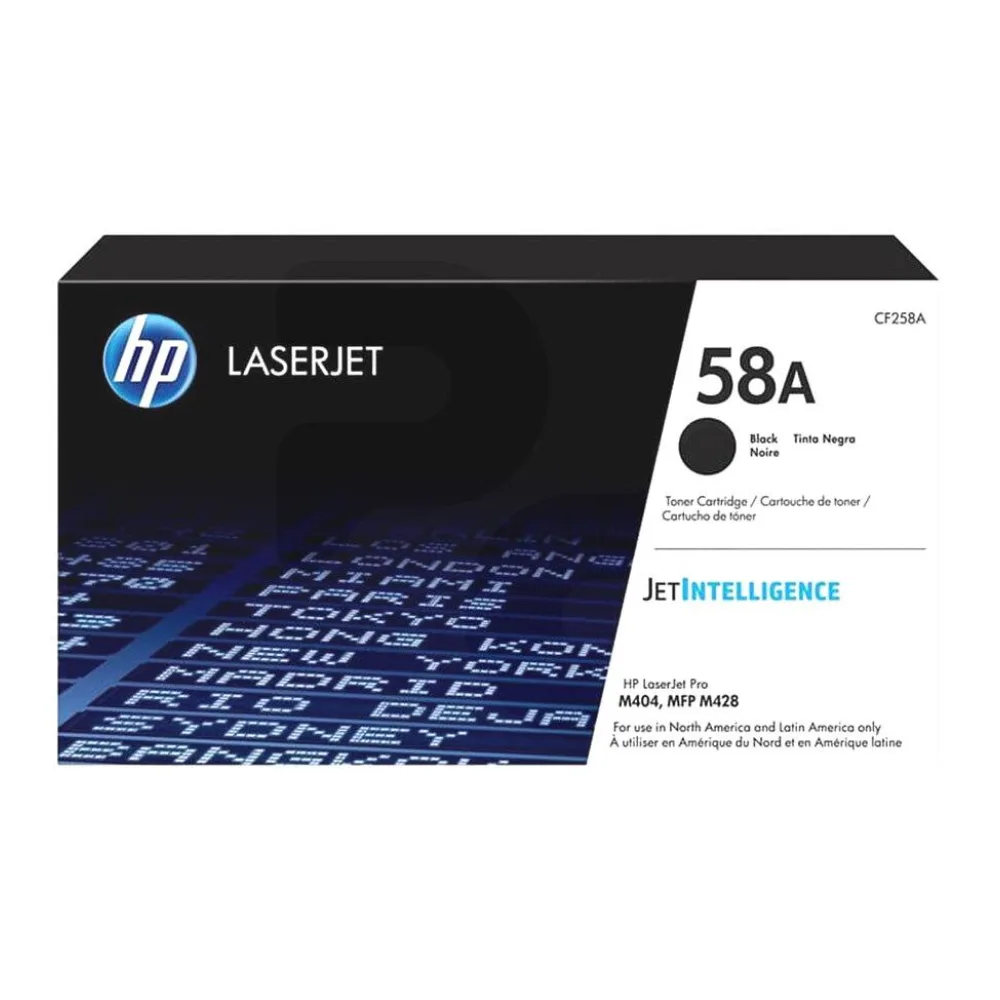 Toner Original HP 58A Laserjet Negro