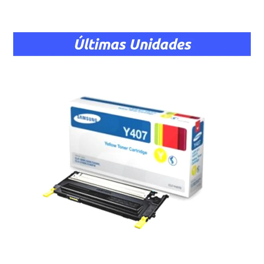 Toner Original Samsung CLT-407Y Amarillo