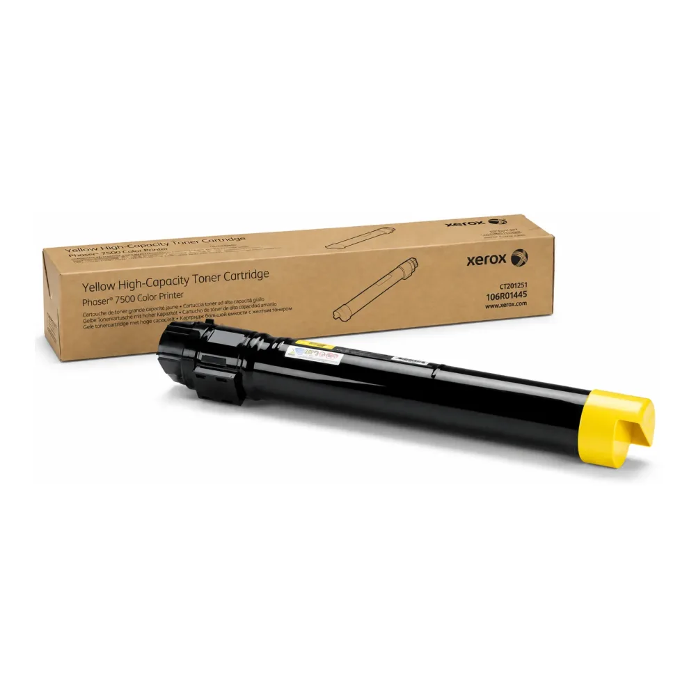 Tóner Xerox 106R01445 Amarillo Alta Capacidad Phaser 7500