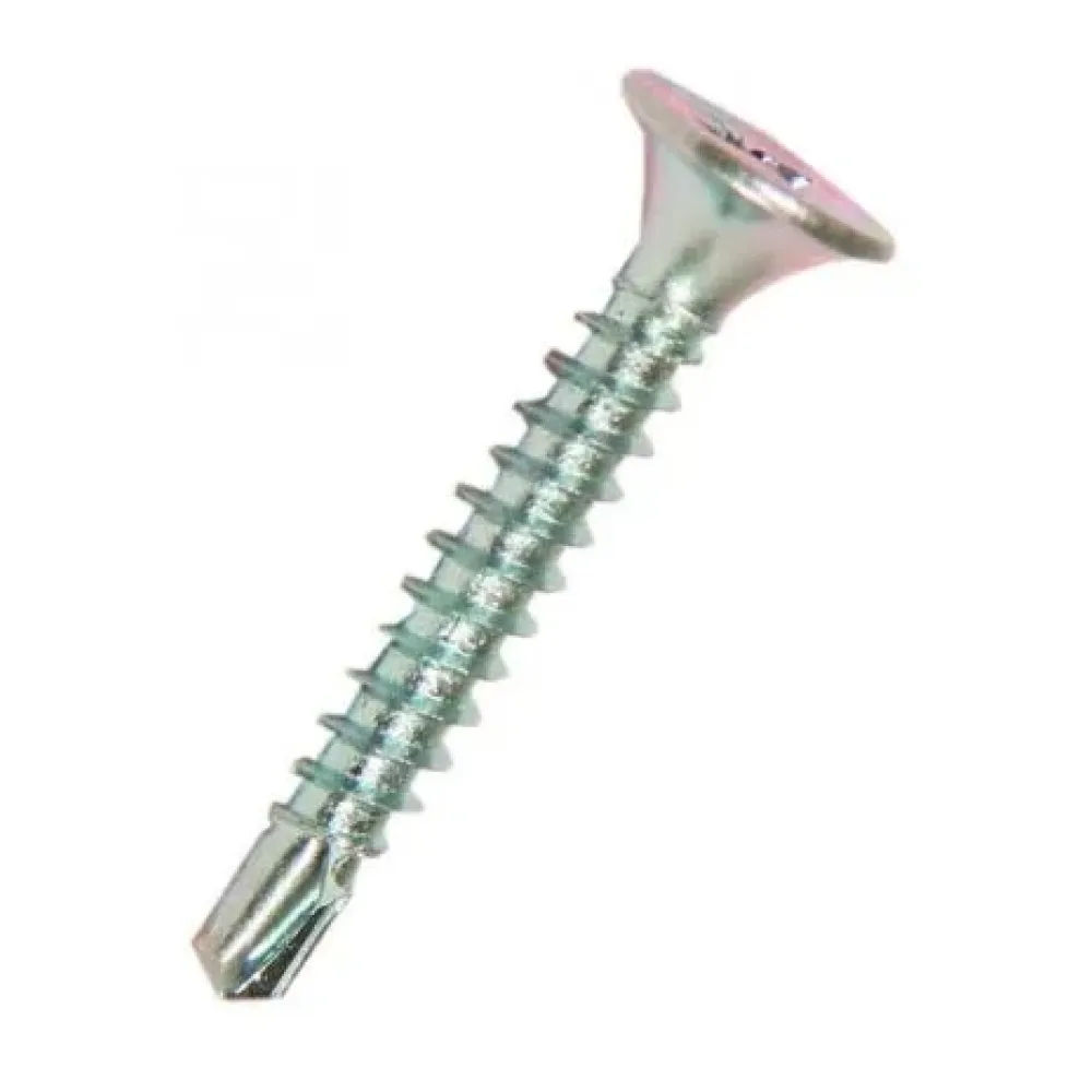 Tornillo Volcanita P/broca Zinc 6X1.5/8" CJ-100