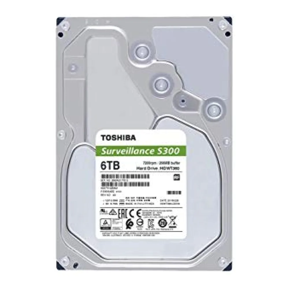 Toshiba Disco Duro Interno Computador 6TB 3.5 S300 HDWT360UZSVA