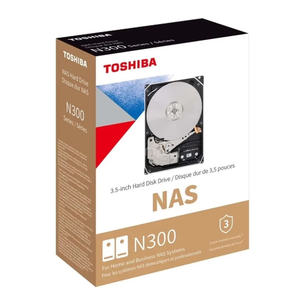 Toshiba N300 Nas 6TB 3.5 7200RPM Sata Iii HDWG760XZSTA