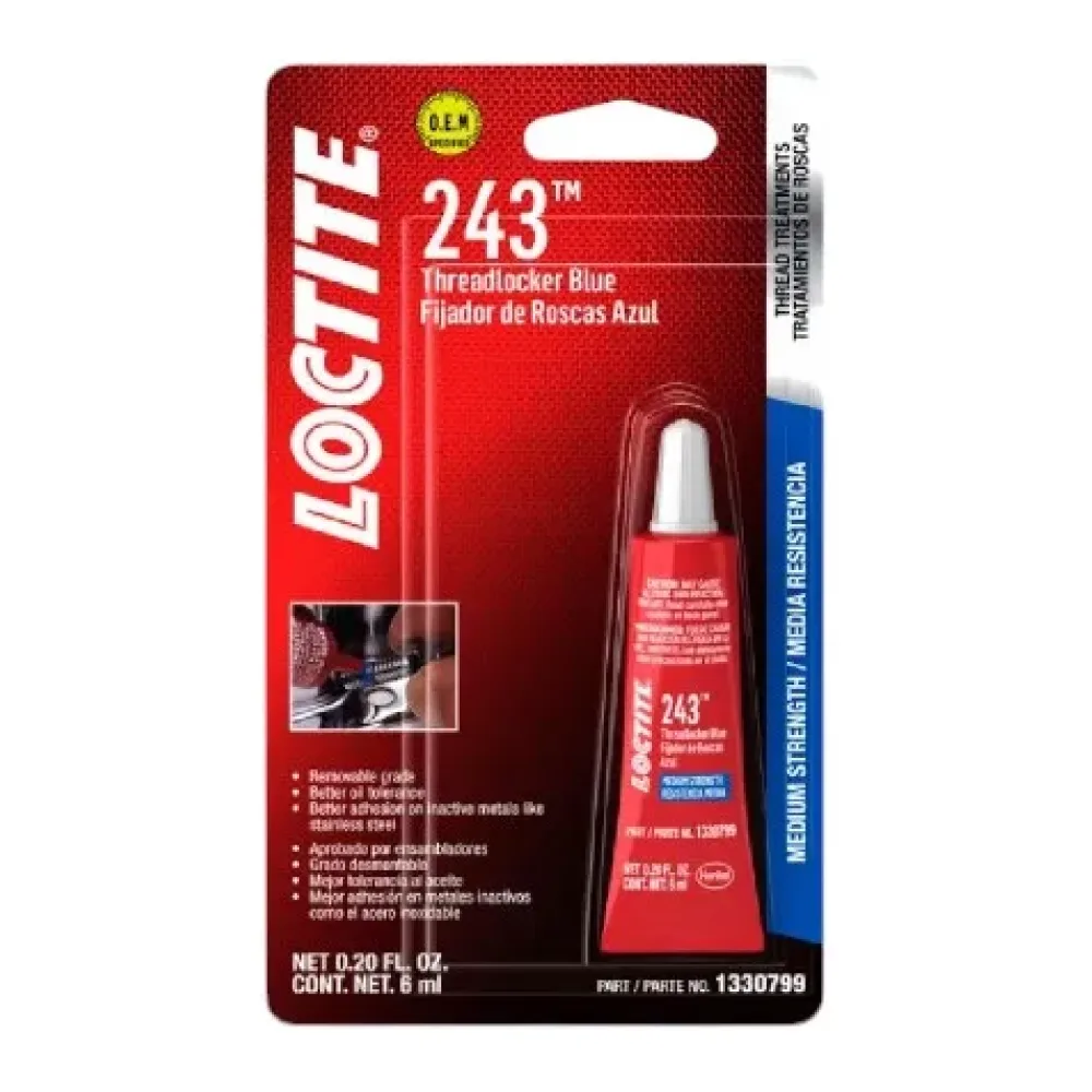 Traba Tuercas Tornillos 243 6ML Loctite