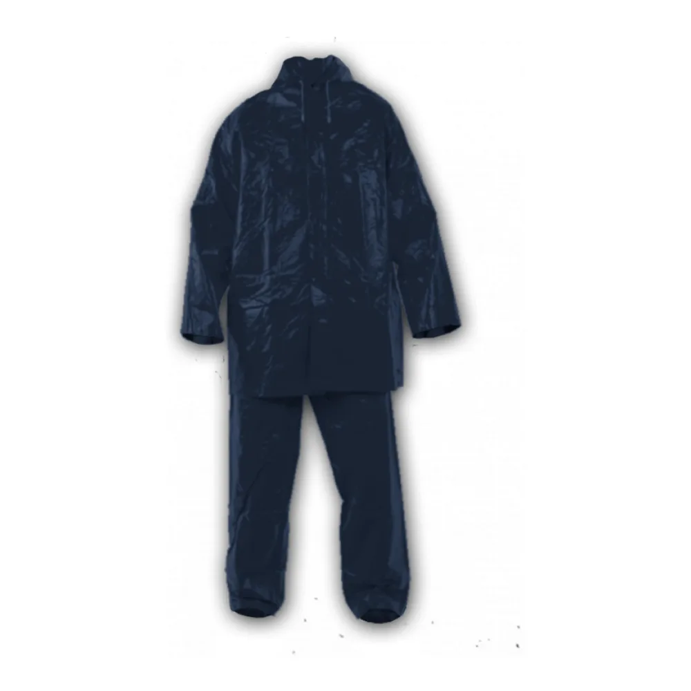 Traje Agua Pvc Azul Importado