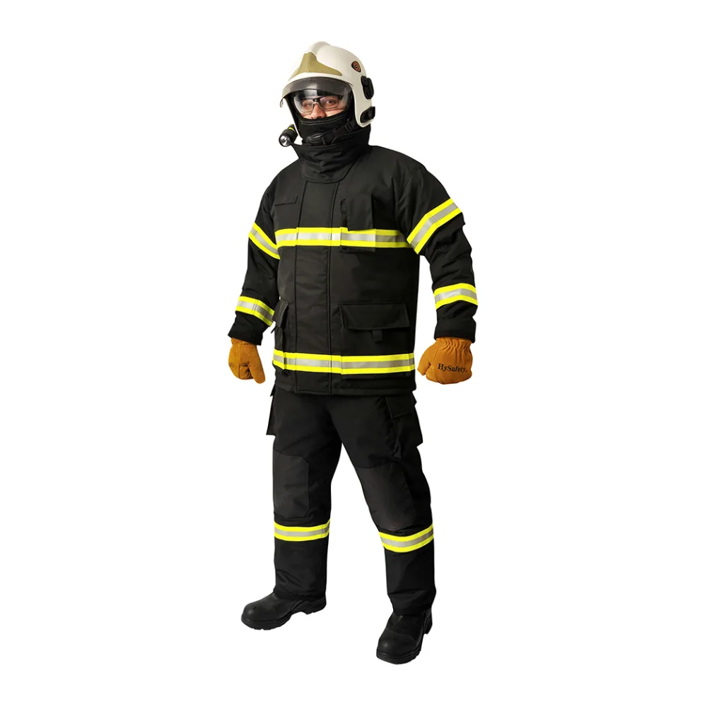 Traje Bombero Certificacion Europea (en 469) Negro Start Fire
