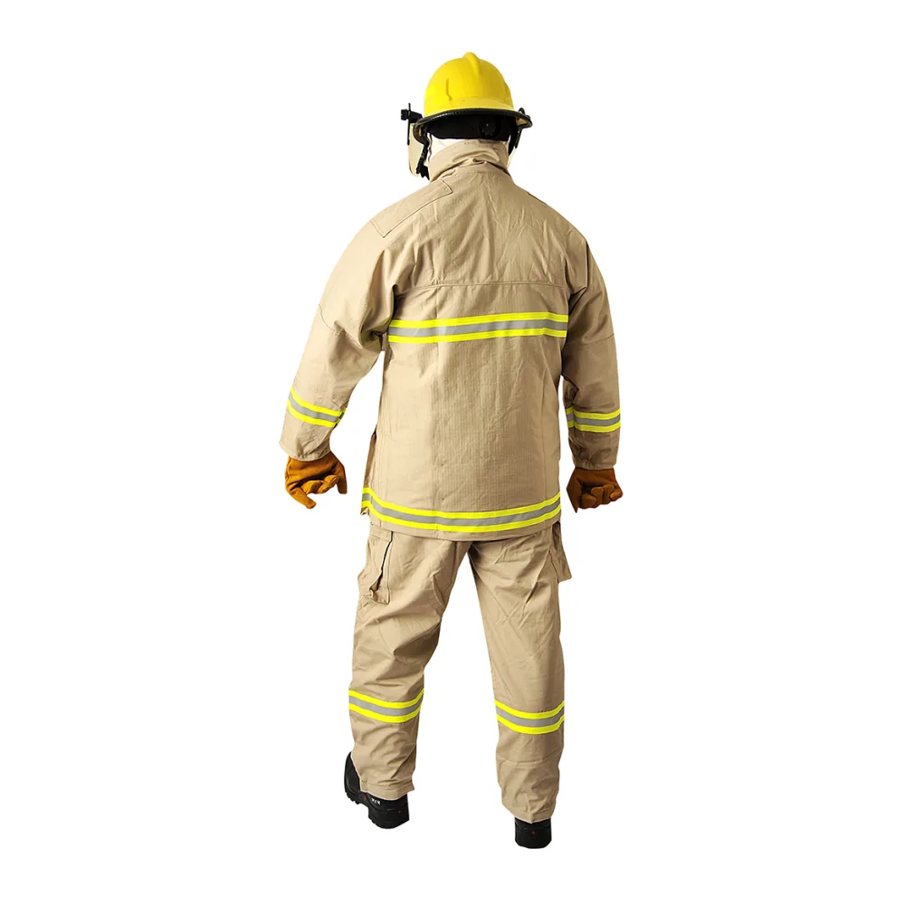 Traje Bombero Jardinera/chaqueta Rip Stop Ocre Start Fire