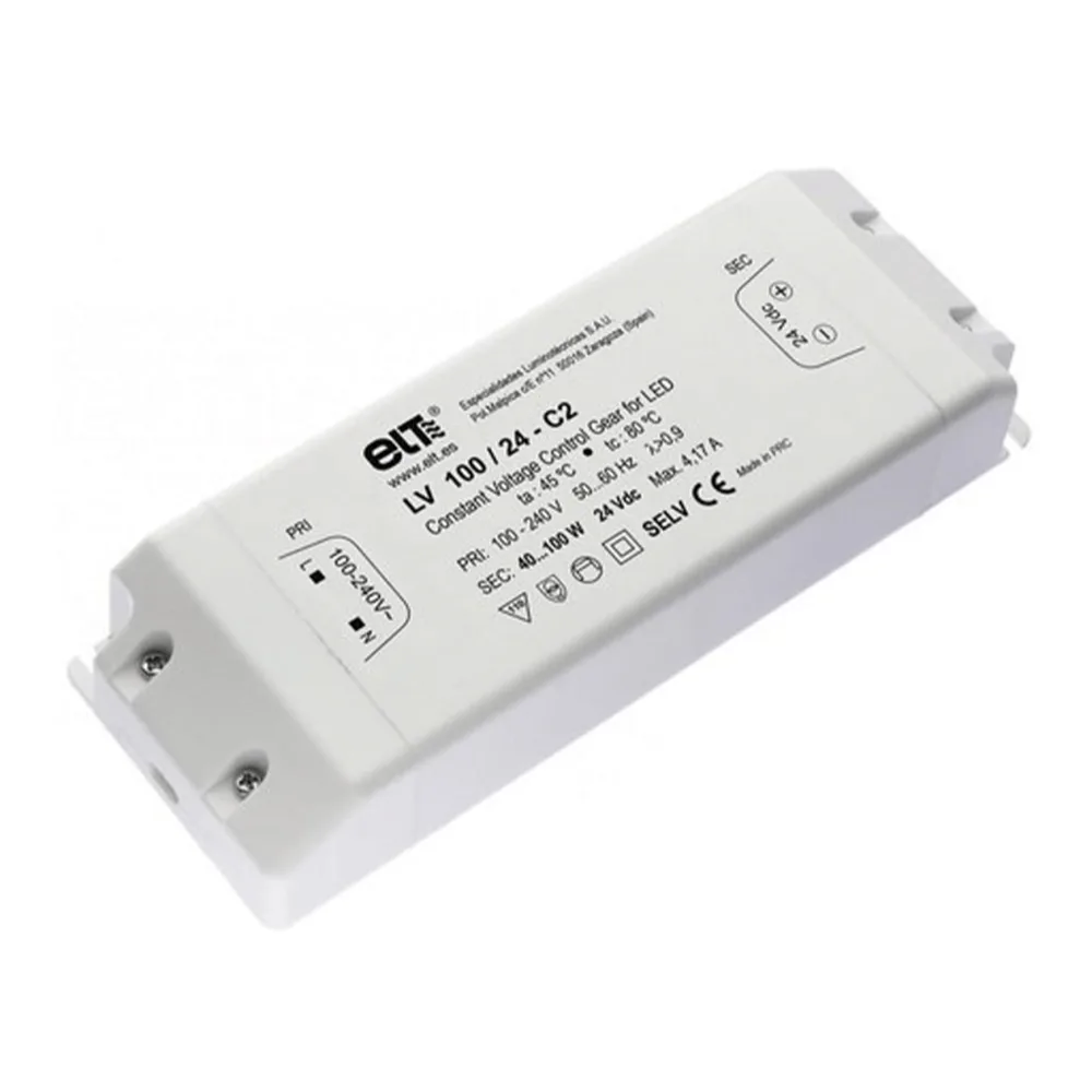 Transformador P/cinta Led 24V 40-100W IP20 9907129149 Elt