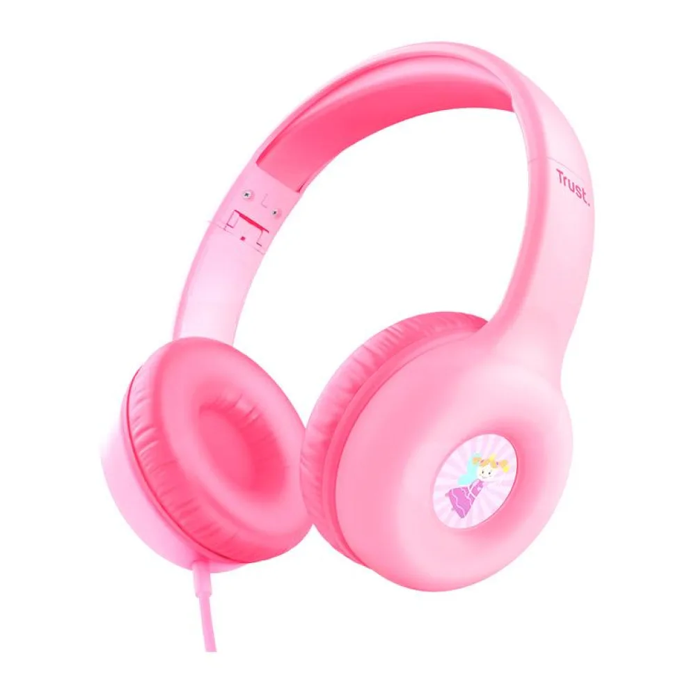 Trust Audífonos Headset Trust Nouna Kids Headphones Pink