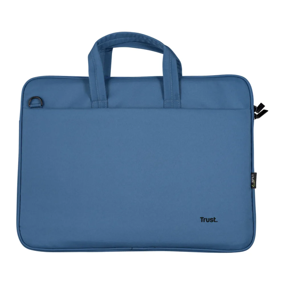 Trust Maletín Fino y Ecológico para Portátiles de 16 Pulgadas (bologna Eco Blue)