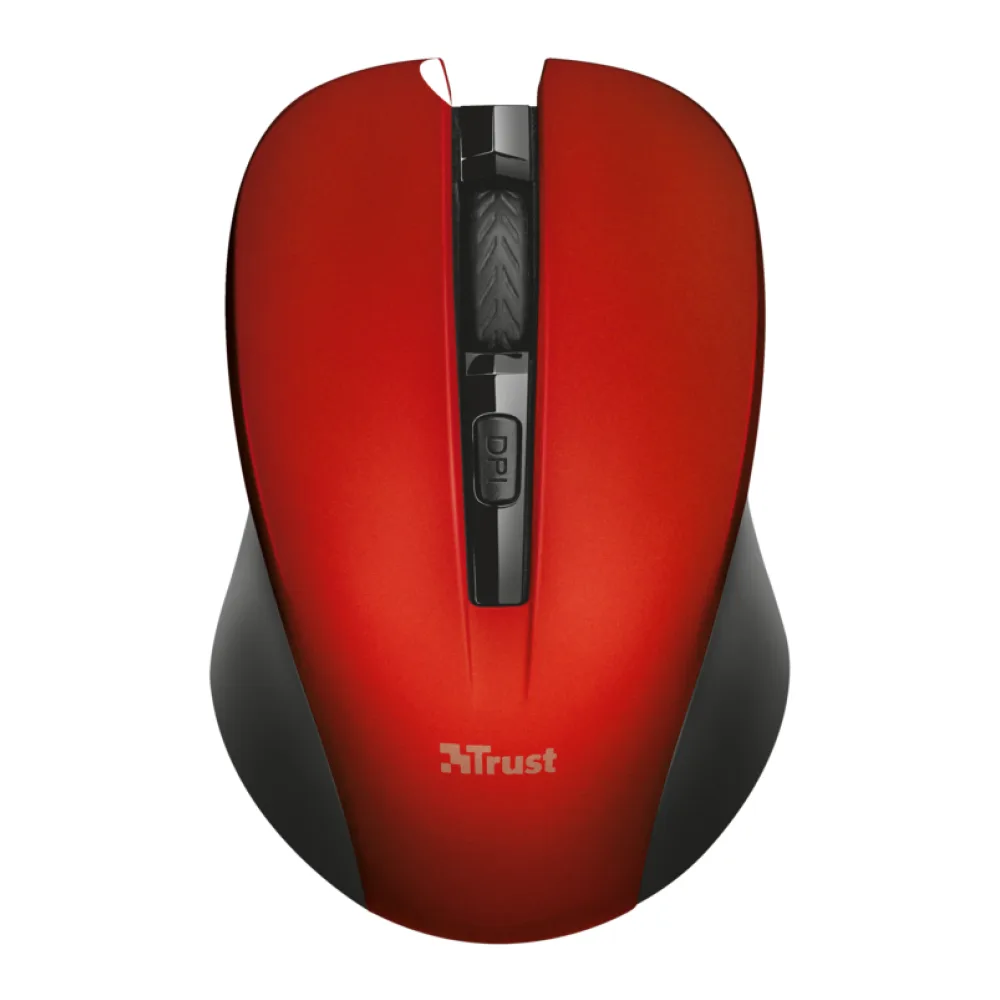 Trust Mouse Inalámbrico Mydo Silent Rojo 21871