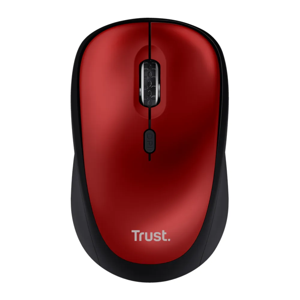 Trust Mouse Inalámbrico Rojo Yvi