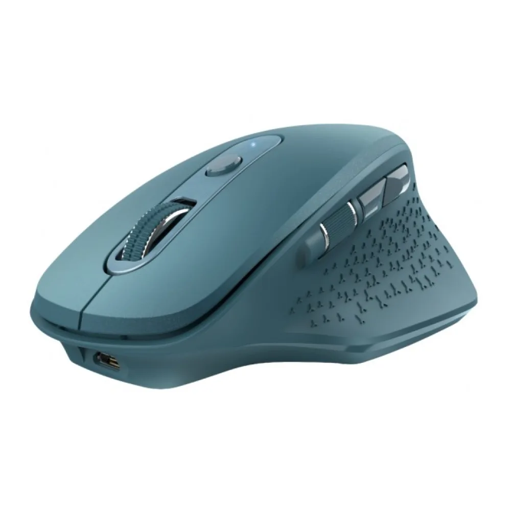 Trust Mouse Ozaa Inalámbrico Recargable Azul 24034