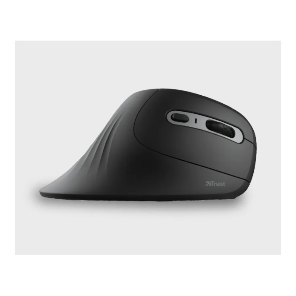 Trust Mouse Verro Inalámbrico Ergonómico Negro 23507