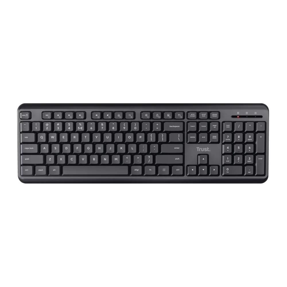 Trust Teclado Inalámbrico Oficina Negro TK-350