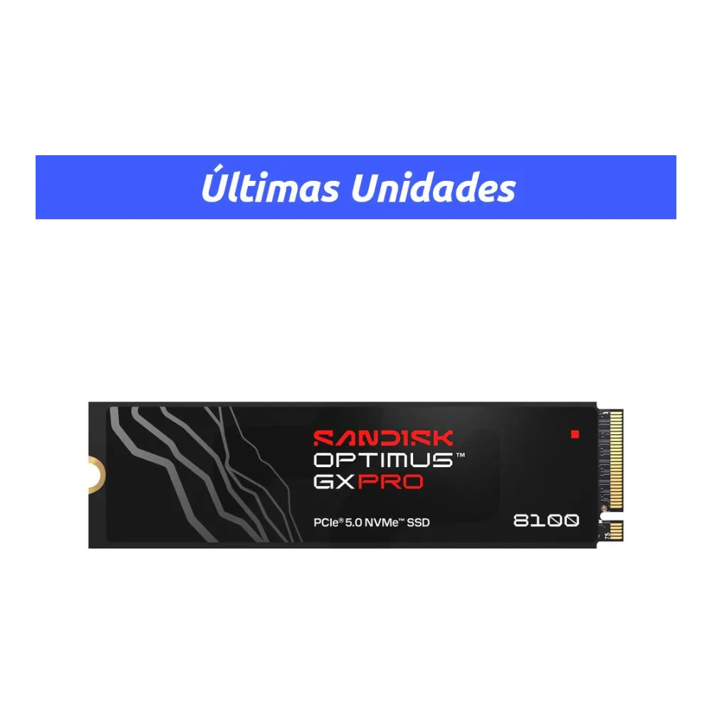 Unidad Ssd 1TB Gx Pro 8100 Optimus M.2 Nvme Sandisk