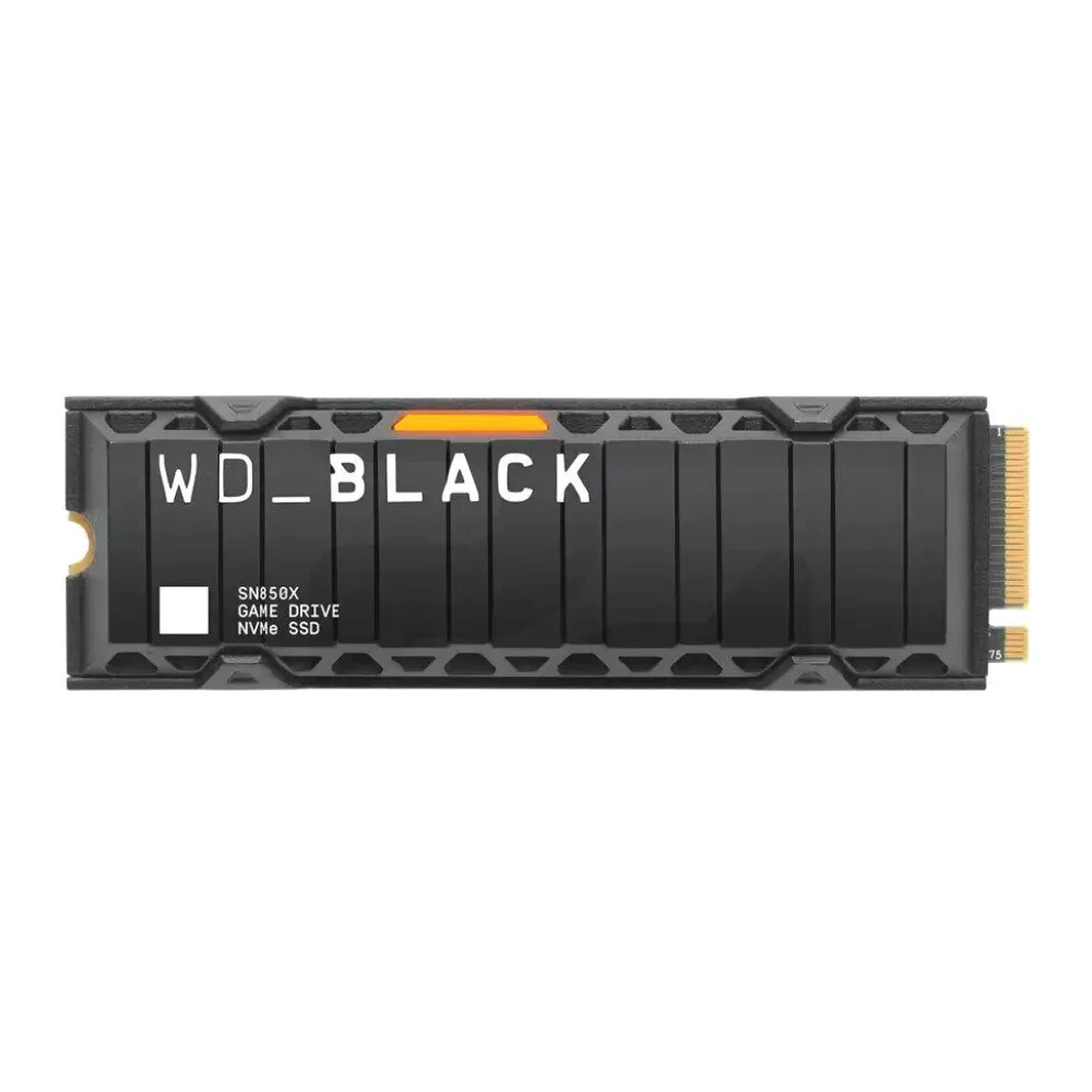Unidad Ssd 1TB Pcie Nvme GEN4 M.2 SN850X Black (w/ Heatsink) Wd