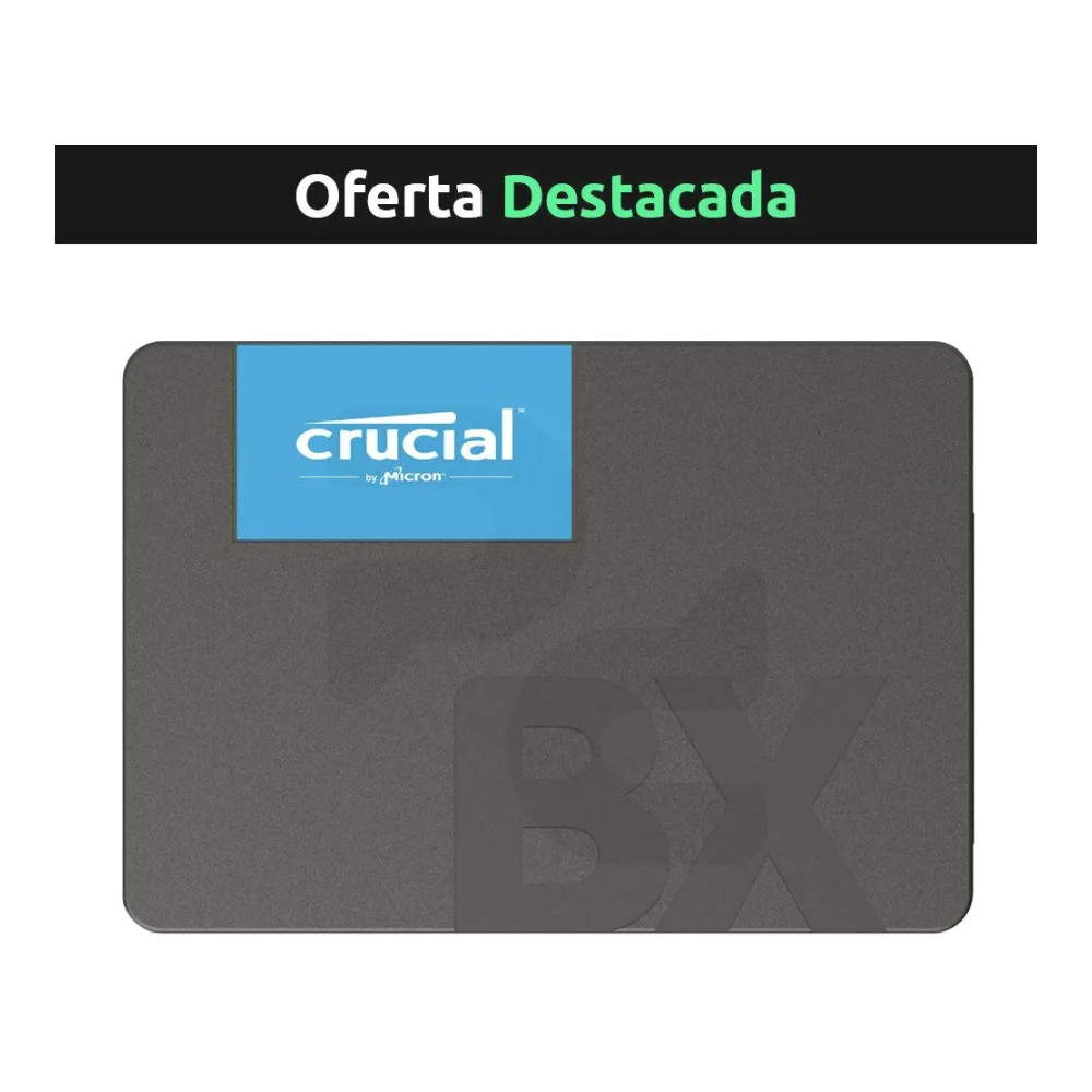 Unidad Ssd 500GB SATA3 2.5" BX500 Crucial