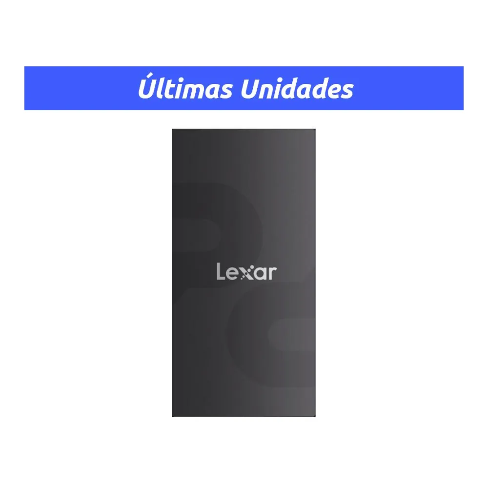 Unidad Ssd Externa Lexar SL300 2TB Portable Ssd, 1050MB/S Read, 1000MB/S Write.
