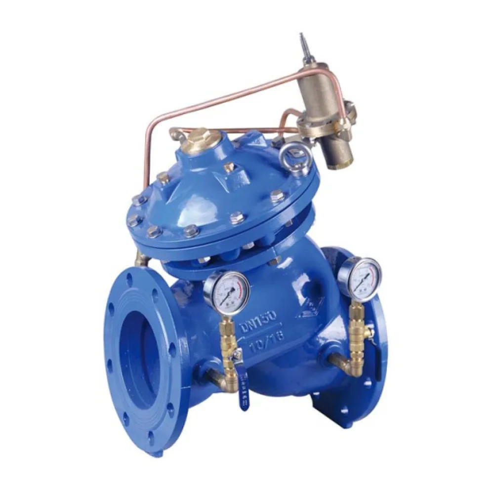 Válvula Reductora de Presion Flowmak 4' PN16 B.b. Hd. Pilot.