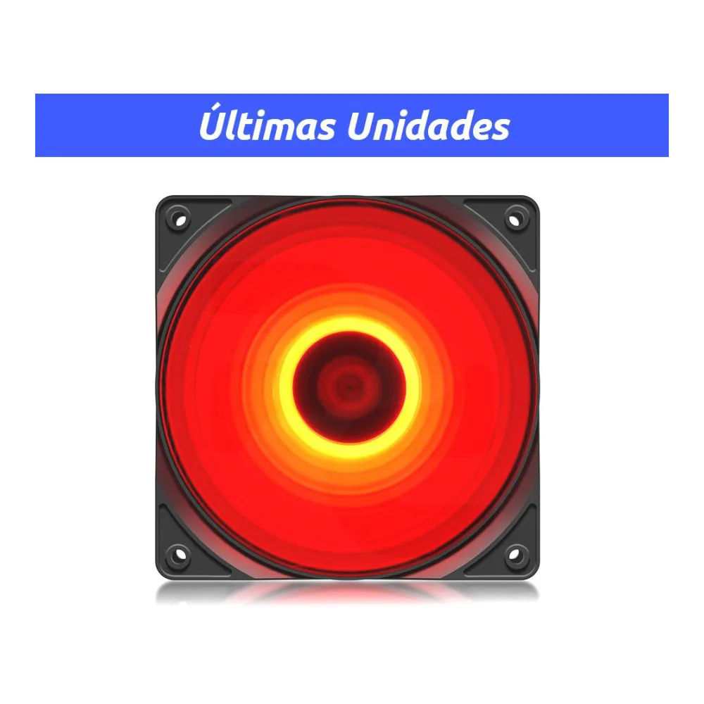 Ventilador 120MM - Red RF120 Deepcool