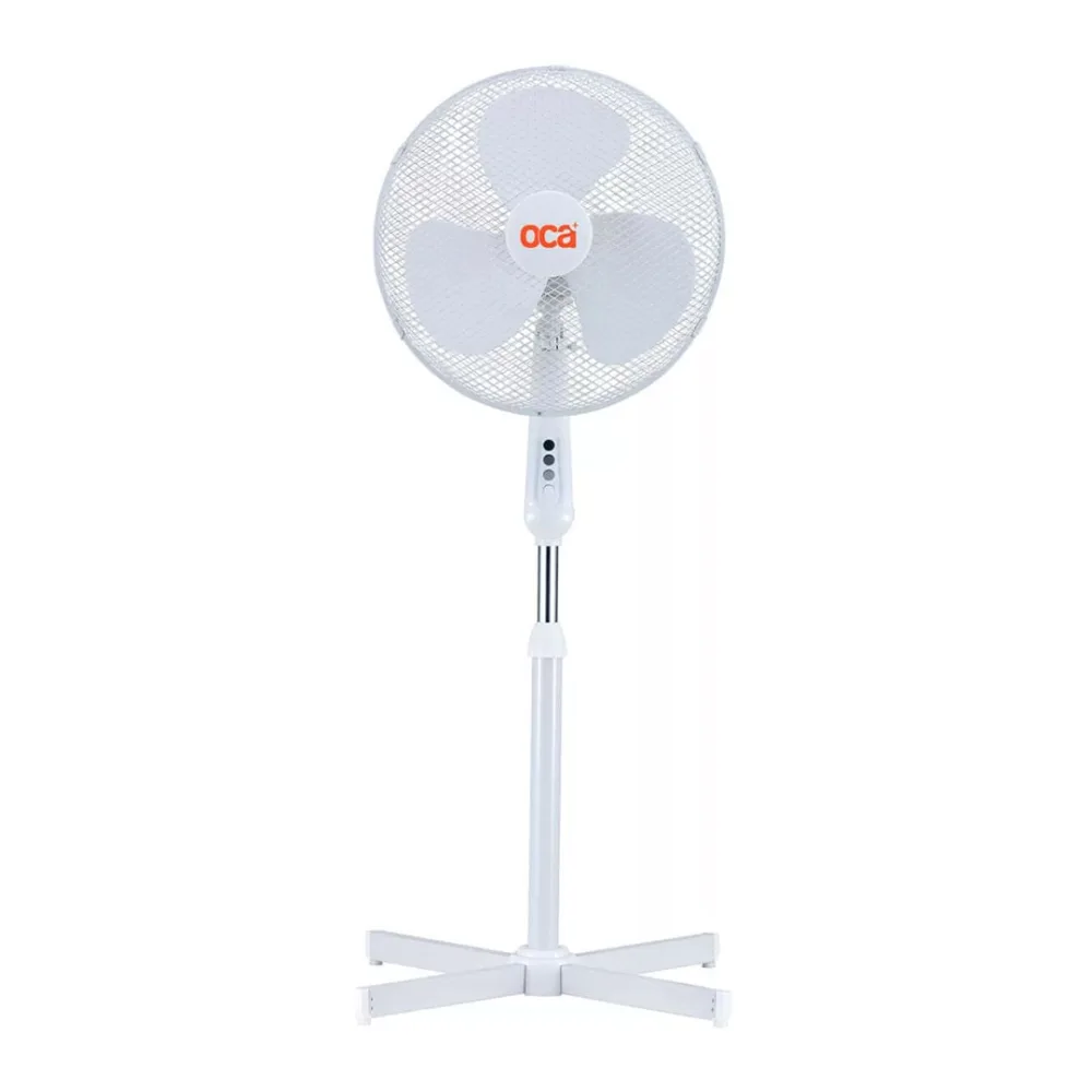 Ventilador Oca Pedestal 16" Bco Sin/c Remoto