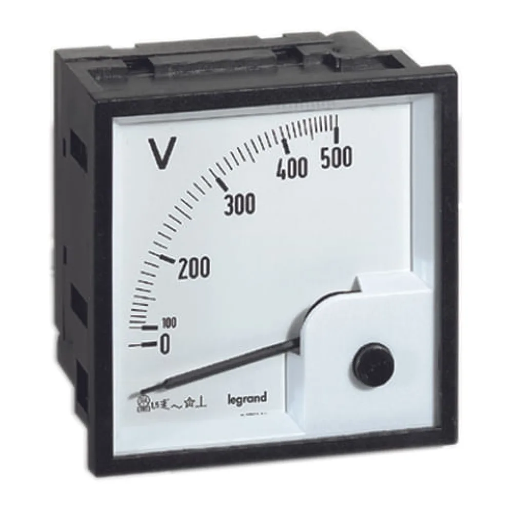 Voltimetro Analogo 0-500V. 1466104 Legrand