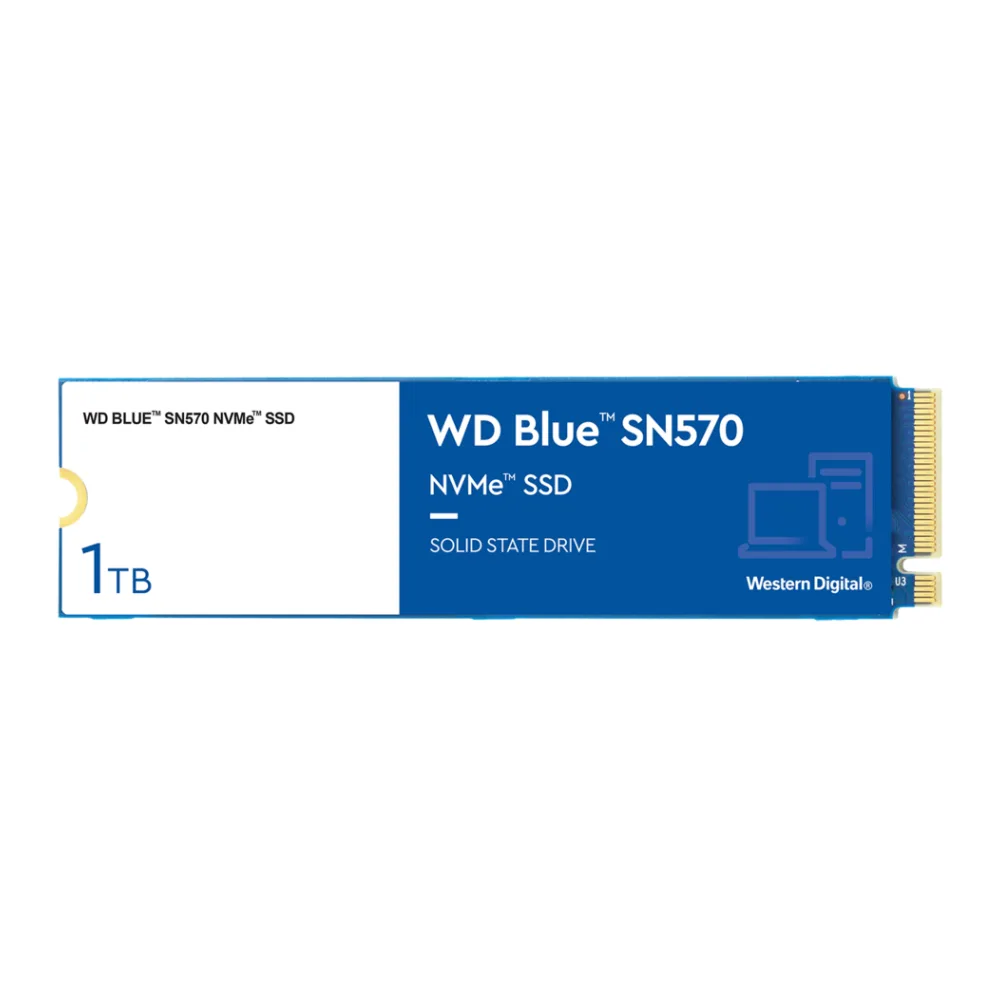 Western Digital Disco Ssd 1TB Blue SN570 Nvme M.2 2280 WDS100T3B0C