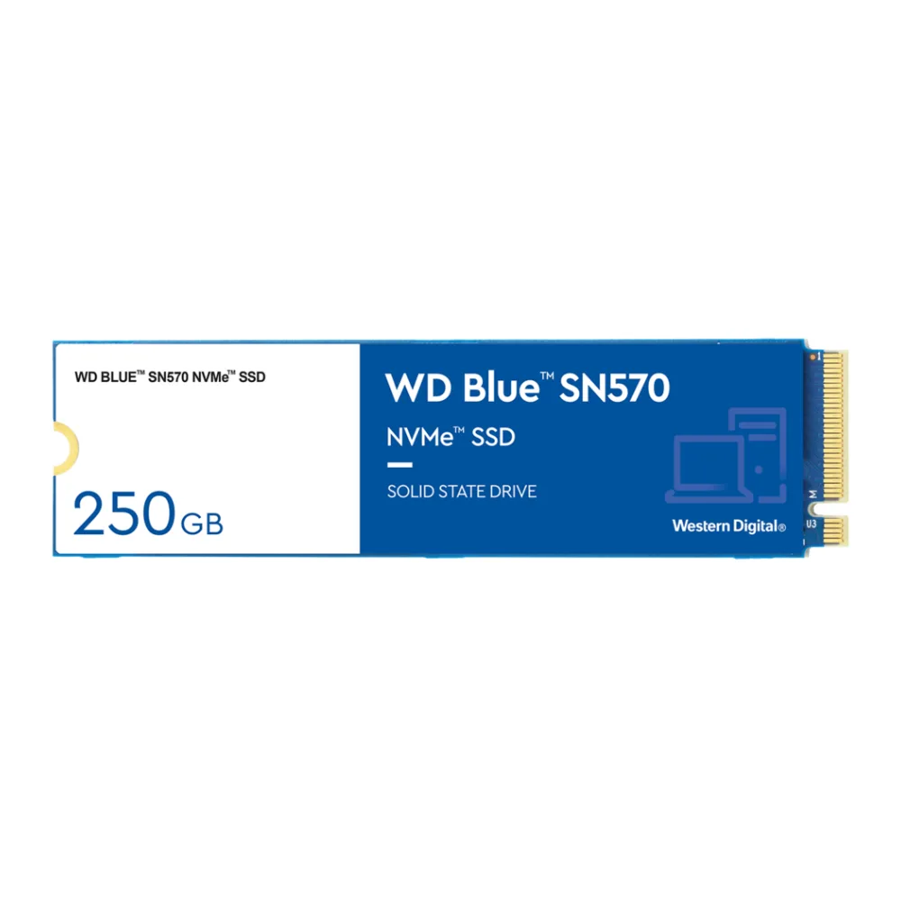 Western Digital Disco Ssd 250GB Blue SN570 Nvme M.2 2280 WDS250G3B0C