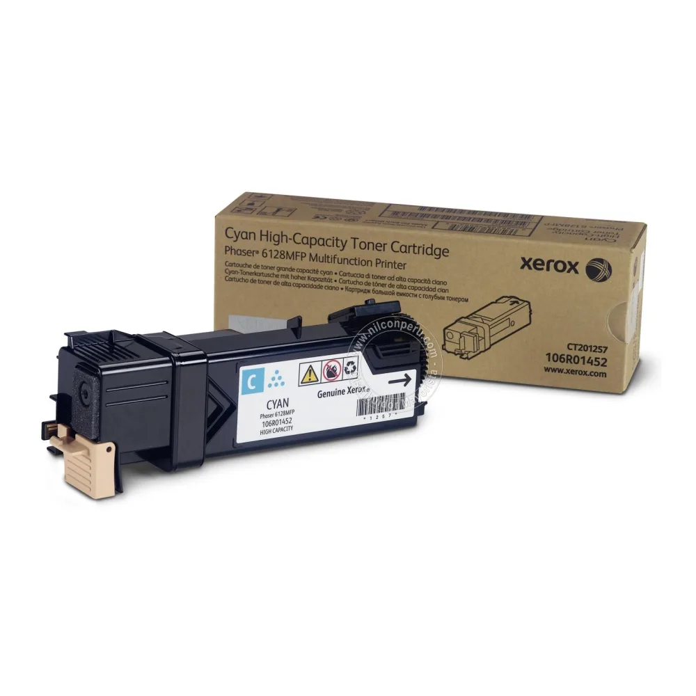 Xerox Cartucho Toner Cian 106R01456