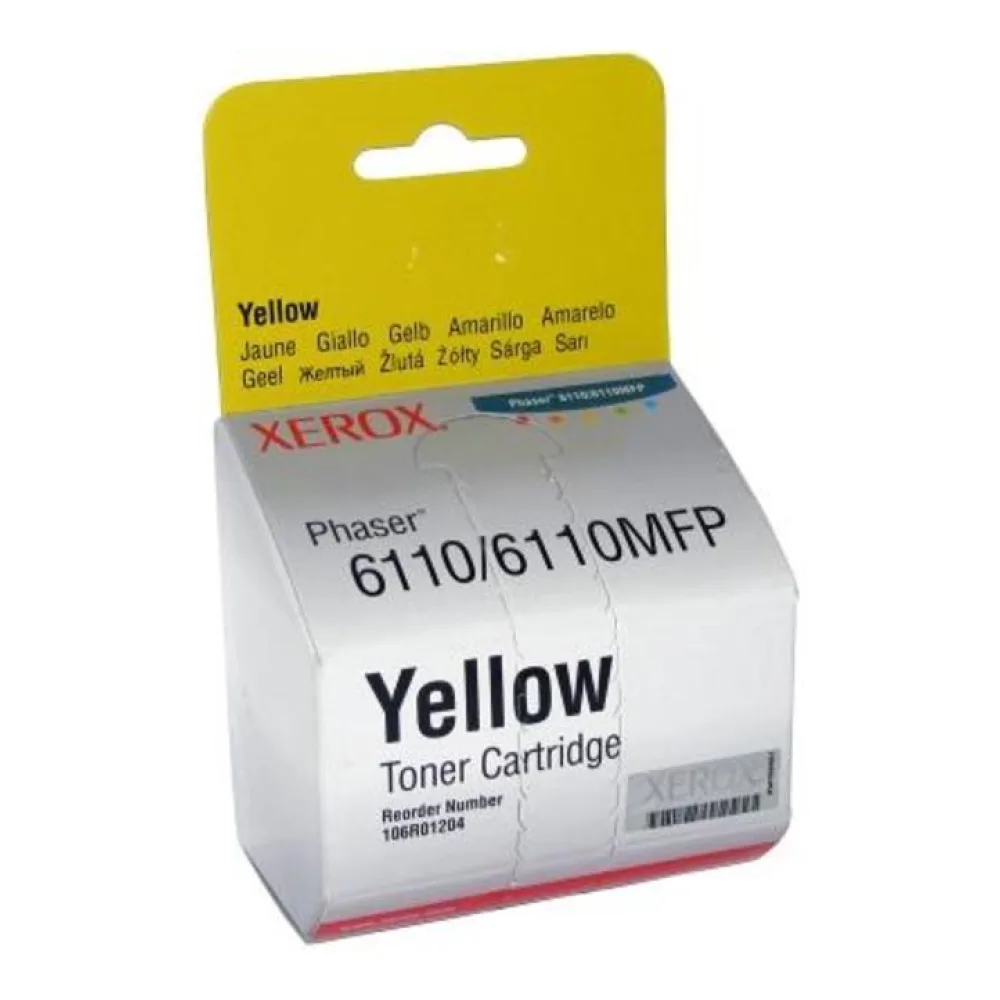 Xerox Toner Amarillo Phaser 6110 106R01204