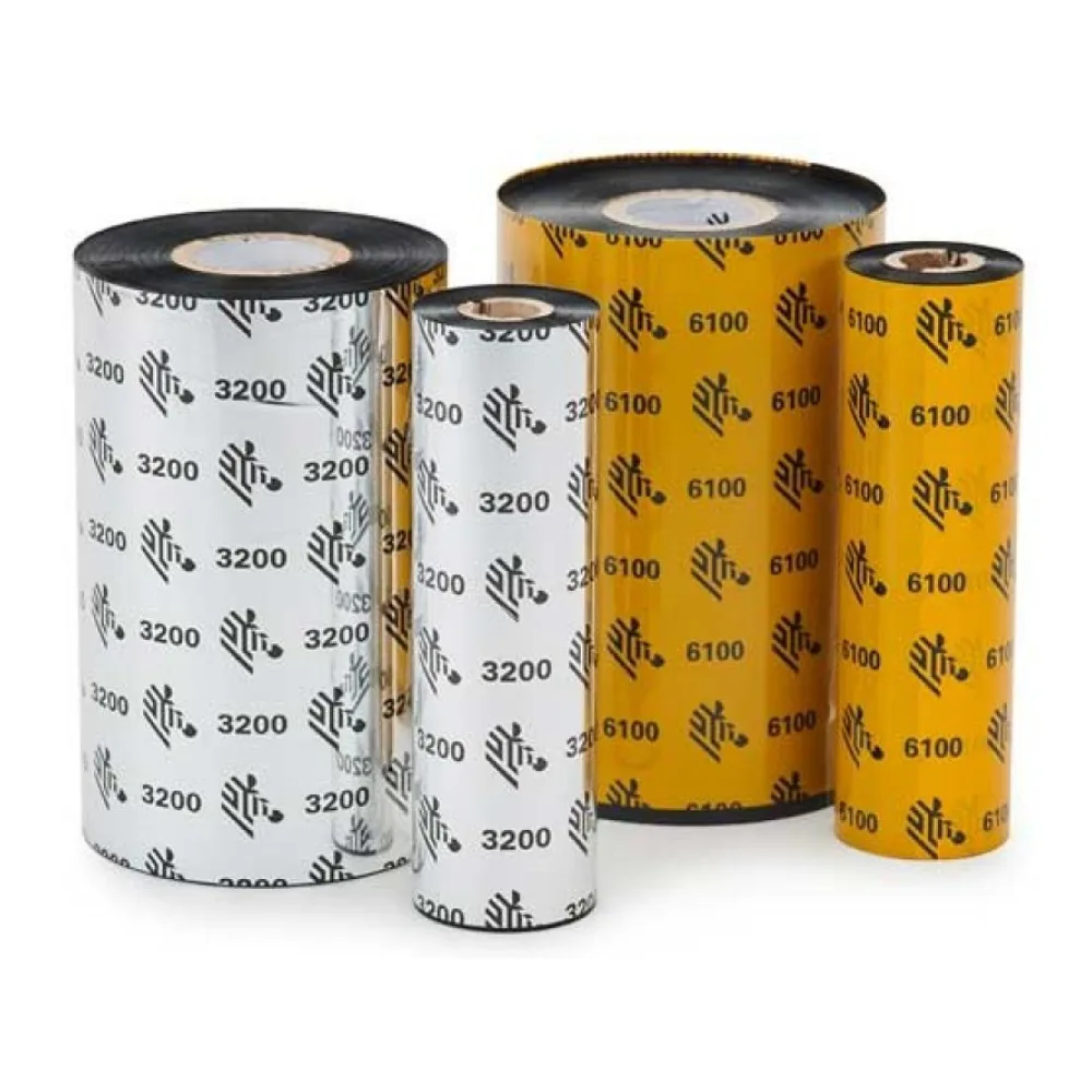 Zebra Cinta Ribbon de Cera 10MMX450M 25MM 6000 06000BK11045