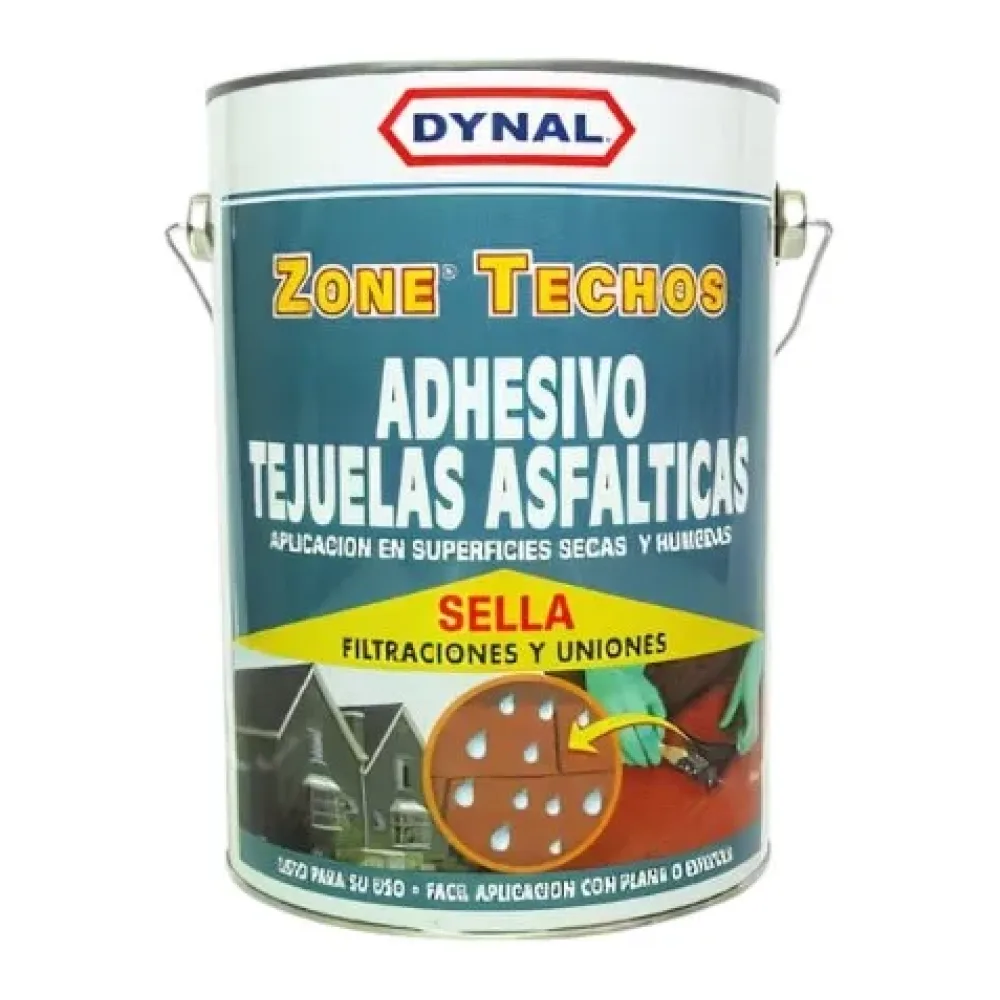 Zone Techos Adhesivo Tejuela Asfáltica Lata Dynal